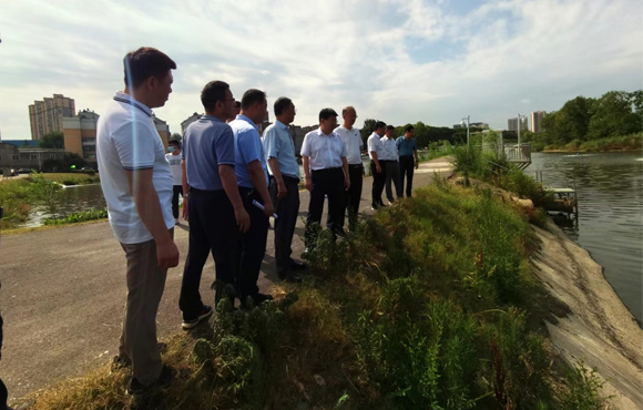 省生态环境；ざ讲熳榈揭嫜袅入湖口水质提升站查抄工作